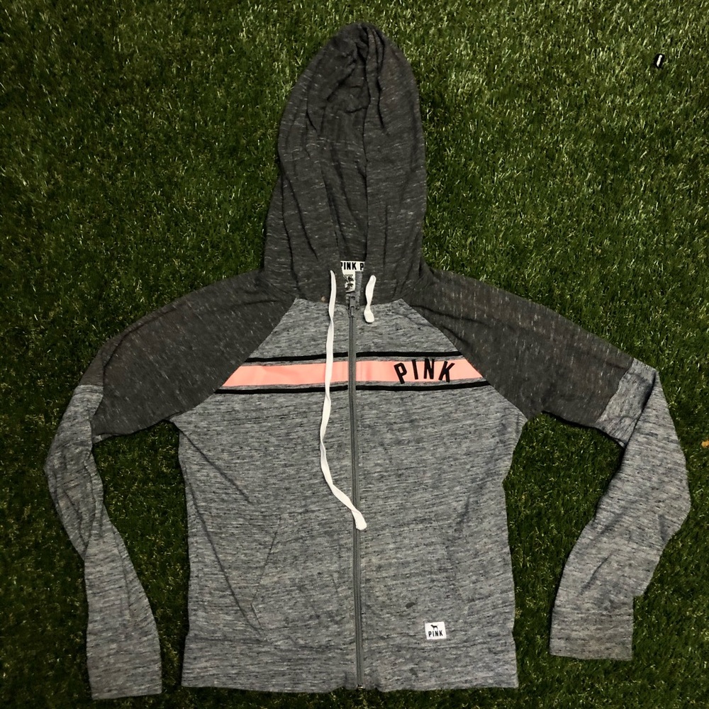 PINK zip up hoodie